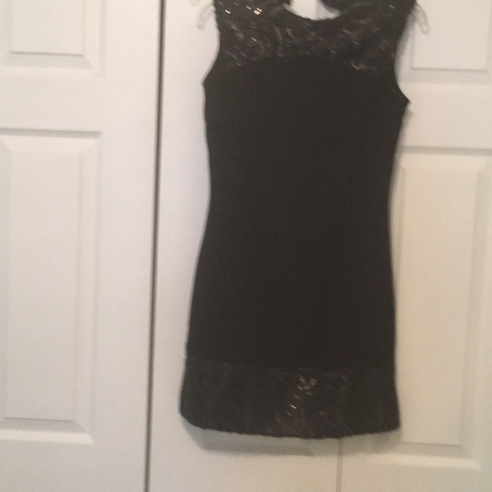 Black sequin dress- never worn size 4 US